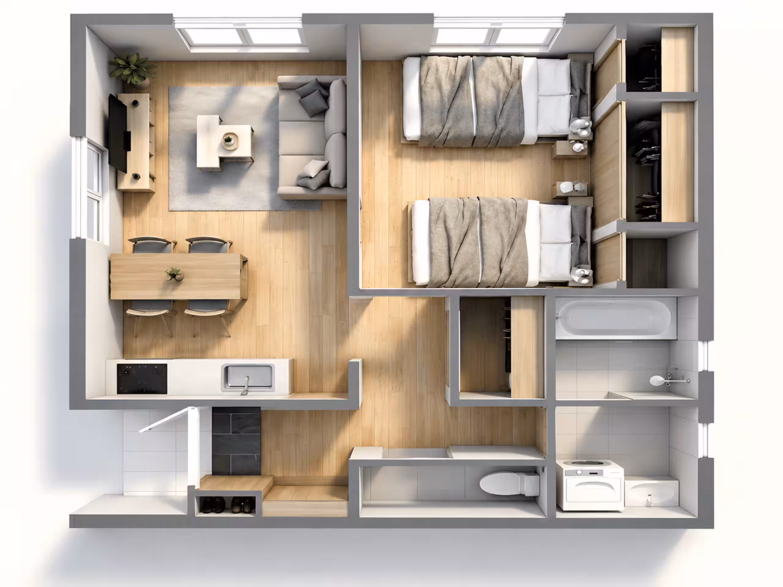 Elle Maison 102 · 間取り図 · 1