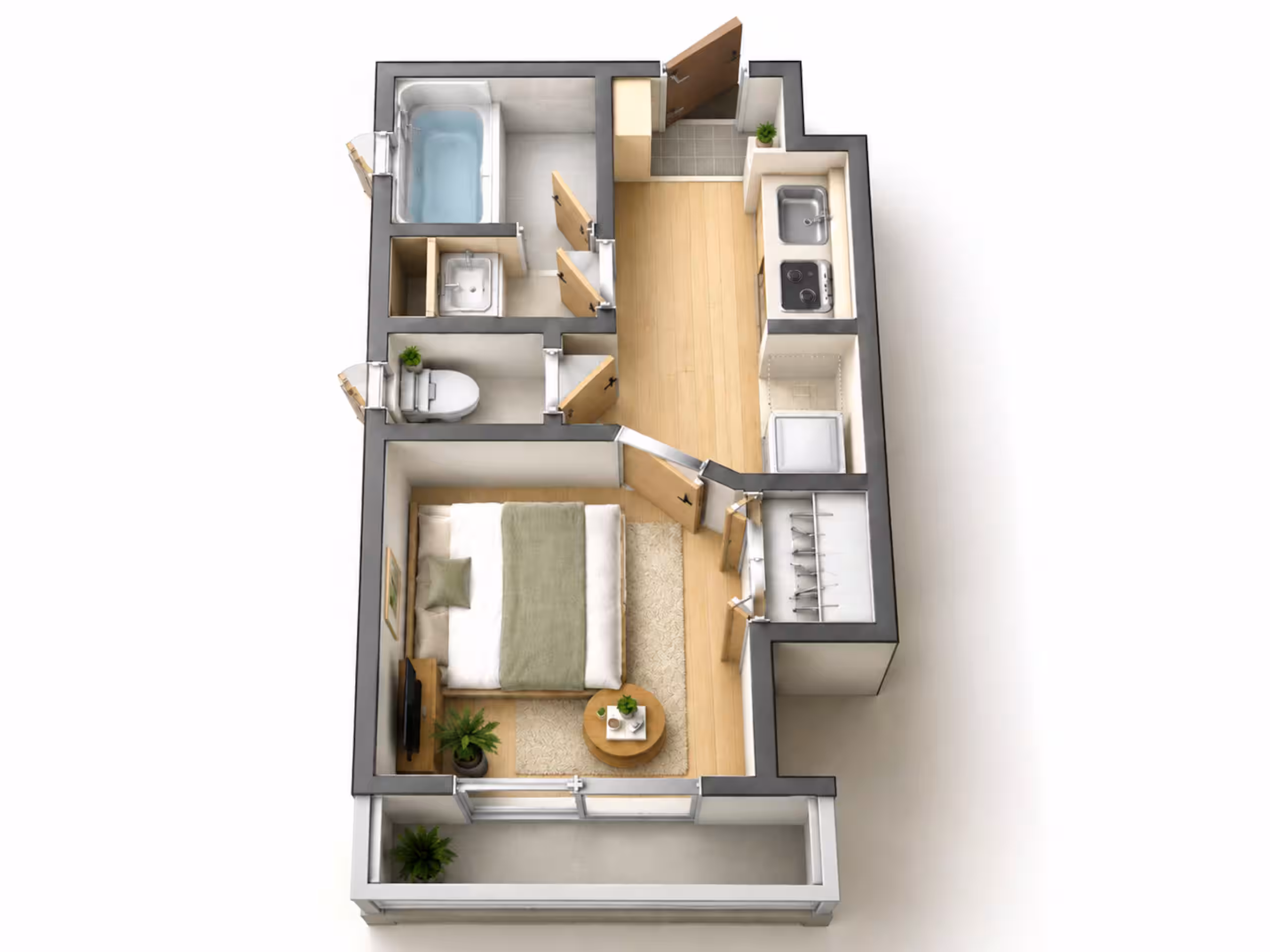 Elle Maison 203 · 間取り図 · 1